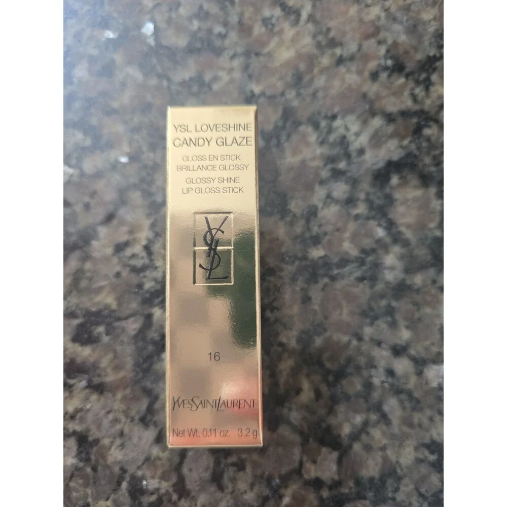 YSL CANDY GLAZE LIP GLOSS STICK in Watermelon High Brand New Full Size